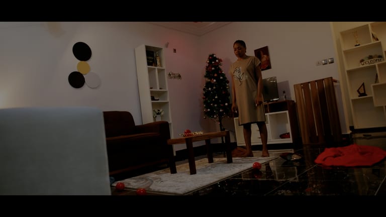 Production still from Just a Minute.