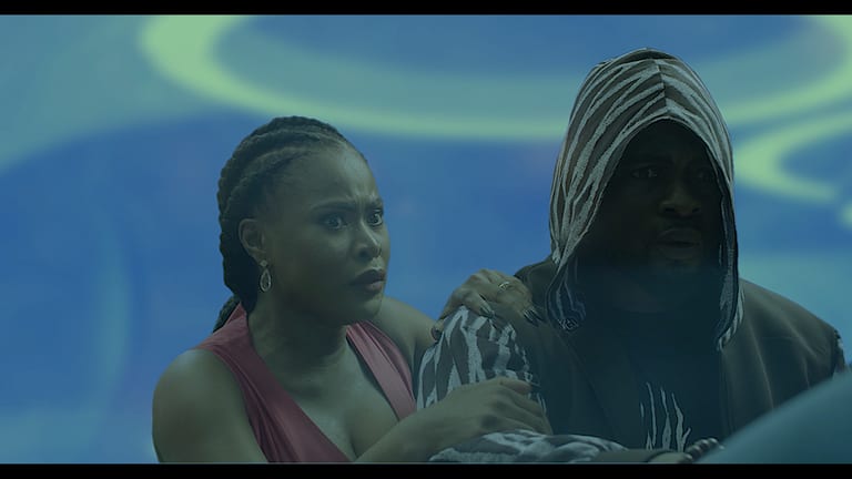 Production still from Two Worlds.