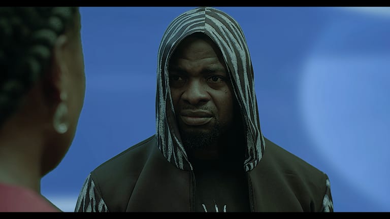 Production still from Two Worlds.